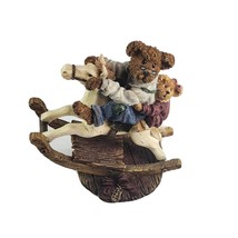 Boyds Bears &amp; Friends Pop Pop with Chrissy Giddy-Up Bearstone Collection... - $396.02 MXN
