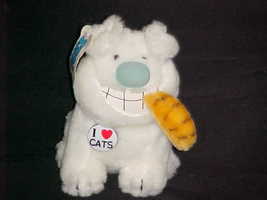 8&quot; Fuzz Ziggy Friends Dog Plush Toy With Tags Garfield Tail In Mouth 1988 Rare - £78.62 GBP