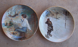 2 Telephone Pioneers of America Collector Plates First &amp; Second in Series - $19.79
