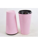 16 oz. Pink Drink Tumblers, Set of 2 ~ Plastic w/Insulated Liner, Made i... - £9.97 GBP