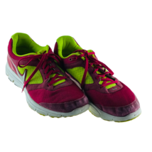 NIKE FITSOLE Womens Running Shoes Size 10 Red/Lime Lunarfly 2 - £28.76 GBP