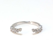 White CZ Ring 925 Sterling Silver Cubic Zirconia Gemstones Ring Gemstone Jewelry - £18.97 GBP