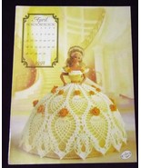Annie&#39;s Attic Potter Fashion Bed Doll Miss April Crochet Pattern 1992 - £4.63 GBP