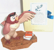 Disney Winnie Pooh Owl Figurine You&#39;ve done a Very Grand Thing - $49.95