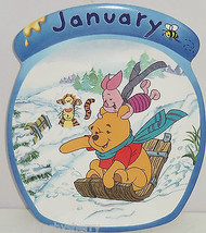 Disney Winnie Pooh Tigger Piget Collector Plate January Bradford Exchange - $49.95
