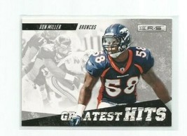 Von Miller (Denver Broncos) 2012 Panini R &amp; S Greatest Hits Insert #6 - £3.98 GBP