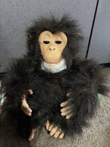 2005 FurReal Friends 11" CUDDLE CHIMP Chimpanzee Interactive Plush Monkey WORKS - $43.80