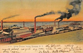 Syracuse New York~Solvay Process WORKS~1906 Rotograph Photo Postcard - £6.67 GBP