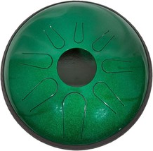 Idiopan Domina 12-Inch Tunable Steel Tongue Drum - Emerald Green - £329.64 GBP