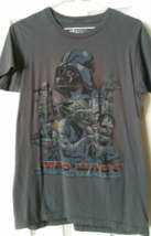 Boy Juniors Gray Star Wars T Shirt Sz Small 100 % Cotton  - £11.98 GBP