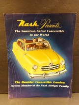 Nash Presents the Smartest, Safest Convertible in the World Sales Brochu... - £52.76 GBP
