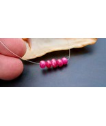 Rare Large Sizes Very Gemmy Pink Red Ruby Rockland Mine AAAA+ 5.5-6.8mm ... - $76.00