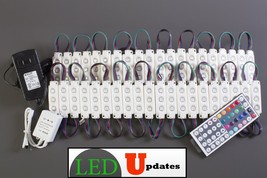 40x Storefront RGB color change LED light with UL AC adapter - $65.33