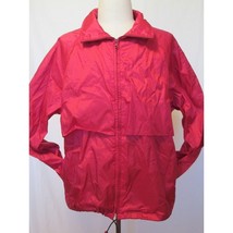 Eddie Bauer Men&#39;s Red Breathable Jacket Lined Waterproof Coated Size XL - £39.95 GBP