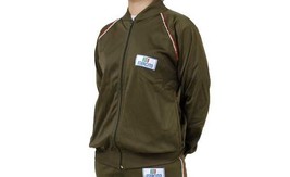 Italian Army Tracksuit Top jacket hoody military vintage retro sports zi... - $11.00