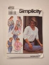 Vintage Simplicity 8256 Peasant Style Top Pattern Plus Size NN 10-16 UNCUT - £7.56 GBP