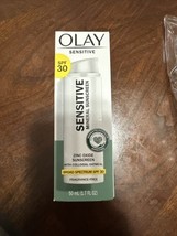 OLAY Sensitive Mineral Zinc Oxide Sunscreen SPF 30 1.7 fl oz NEW Exp. 01/2025 - £7.56 GBP