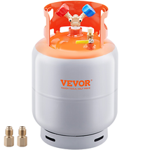 VEVOR Refrigerant Recovery Reclaim 30lb Cylinder Tank 400 PSI Liquid Rat... - $67.27
