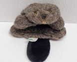 Vintage Folkmanis Beaver Furry Folk Hand Puppet Wildlife Animals Made In... - £13.08 GBP
