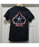 Vintage 90s No Fear Flaming Spade Logo Shirt USA Men&#39;s Small - $38.37