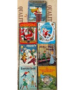VTG Lot 7 Golden Books: A Giant Little Golden Book My Christmas Treasury... - $49.87