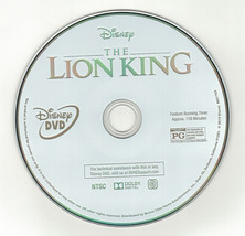 The Lion King (DVD disc) 2019 Disney - £4.23 GBP