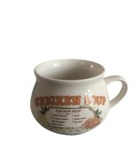 Chicken Soup Recipe Ceramic Mug/Bowl/Cup by Dat&#39;l Do It Inc  No Chips - $342.25 MXN