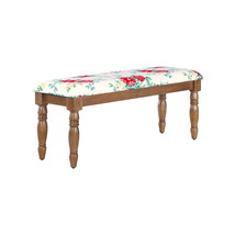 The Pioneer Woman Callie Vintage Floral Dining Bench Made With Solid Wood Frame, - £113.73 GBP