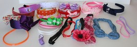 LOT OF 28 HEADBANDS Girls New to Good condition Assorted colors, fabrics... - £19.43 GBP