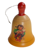 ANRI Schmid 1978 Hand Carved/Painted Christmas Bell w/Box - £7.92 GBP