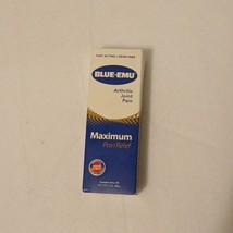 BLUE-EMU Maximum Arthritis Pain Relief Cream 3oz EXP 11/2026 - £10.91 GBP