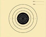 NRA TQ-6 Official 25 Foot Slow Fire Pistol Target -- 100 targets on heav... - $17.63