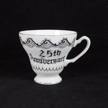 Norcrest Porcelain Fine China Silver Anniversary Footed Cup C-482 IMPORT Japan - $9.75