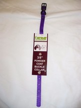 Formay Powder Coat Metal Buckle Nylon Collars 3/8 In X 14 In Purple 13 Collars - £28.16 GBP