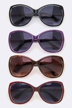 Women Sunglasses Jackie O Plastic Frames Retro Vintage Butterfly Designer - £7.88 GBP