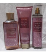 Bath &amp; Body Works Body Wash Cream Fragrance Mist Set Lot of 3 BLUSH CARD... - $986.61 MXN