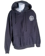 Stay Salty Ocean City California Long Sleeve Full Zip Blue Hoodie Sweats... - $16.82