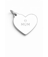 Sterling Silver MUM Heart Charm - $227.70