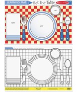 Melissa and Doug Learning Mat - Set The Table - $6.50