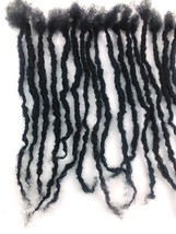 100% virgin nonprocess  Human Hair Locks handmade 50 pieces up to 13&quot; Black 1/b - £227.52 GBP