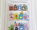 12 Tiny Party Totes For All Occasions PCT 1008 Pattern 2008 By Cherie Ma... - $186.40 MXN
