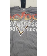 ACDC ROCKWARE &quot;For Those About to Rock&quot; Long Sleeve Pullover Shirt XL - $20.00