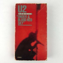 U2 Live at Red Rocks: Under a Blood Red Sky VHS Video Tape - $9.89