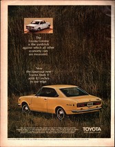 1969 Toyota Corona Toyota Mark II Car grassy field retro photo print ad c7 - $26.92