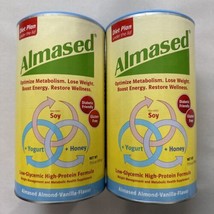 (2) Almased High Protein Formula Almond Vanilla Powder, 17.6 oz, Exp. 11/24 - $56.04