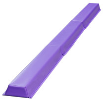 9ft Purple Balance Beam Extra Firm Vinyl Folding Gymnastics Beam Tumblin... - $59.99