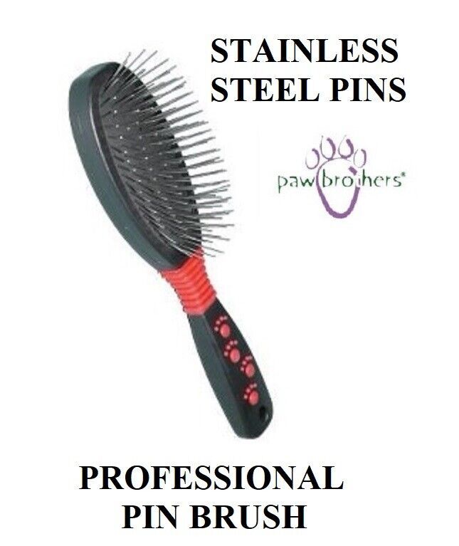 Paw Professional Groomer LARGE PIN BRUSH-Stainless Steel PET Grooming DO... - $12.99