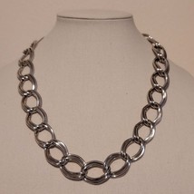 Vintage Silver Tone Chain Necklace - £59.81 GBP