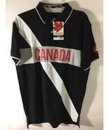 Canada Weathergear Polo Shirts size Large 100% cotton Black White Red NWT - $49.50