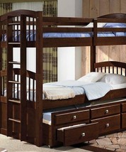 Carter Cappuccino Captains Bunk Bed with Storage - £774.53 GBP